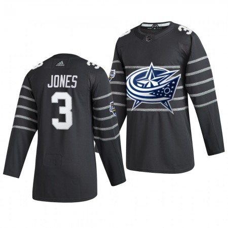 Columbus Blue Jackets Seth Jones 3 Grijs Adidas 2020 NHL All-Star Authentic Shirt - Mannen